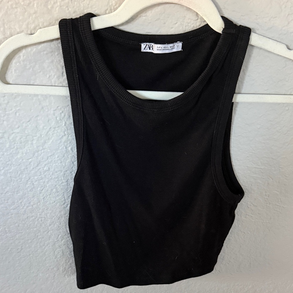 Zara Classic Black Tank Top